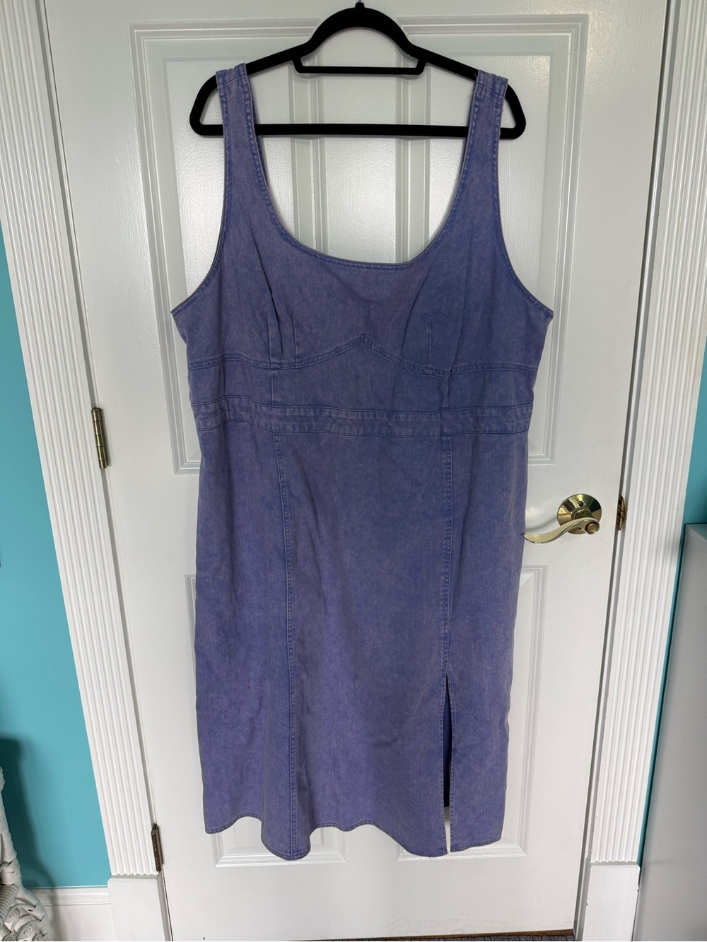 Future Collective Denim Midi Dress